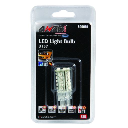 Kuva: ANZO LED Bulbs Universal 3157 Red - 30 LEDs 2in Tall