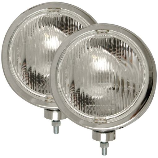 Kuva: ANZO Off Road Halogen Light Universal H3 8in Round Slimline Off Road Light Chrome