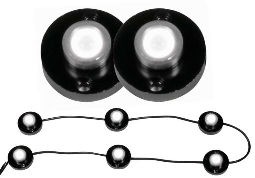 Kuva: ANZO Bed Rail Lights Universal LED Heavy Duty 6 Pod LED Bed RailRock Crawler Lighting