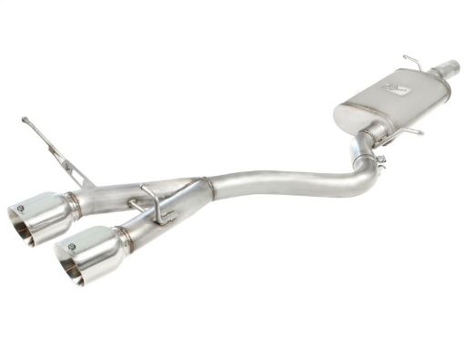 Kuva: aFe MACHForce XP 2 - 12in SS - 304 Cat - Back Exhausts w Polished Dual Tips 2008 VW Golf R32 V6 - 3.2L MKV