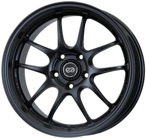 Kuva: Enkei PF01 18x8 5x114.3 Bolt Pattern 40mm Offset - Black Wheel 15 - 17 WRX 05 - 07 STi (SPECIAL ORDER)