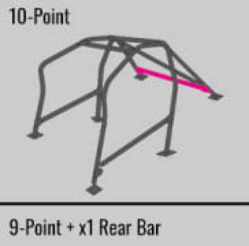 Kuva: Cusco SFTY21 2 - Passenger 10 - Point BLK DASH - ESCAPE Roll Cage Subaru STi GRB 08 - 14 (SONo Cancel)