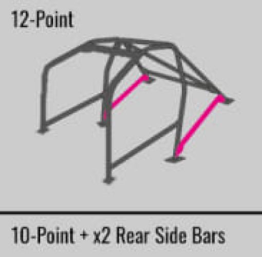 Kuva: Cusco SFTY21 2 - Passenger 12 - Point BLK DASH - THROUGH Roll Cage Subaru STi GRB 08 - 14 (SONo Cancel)