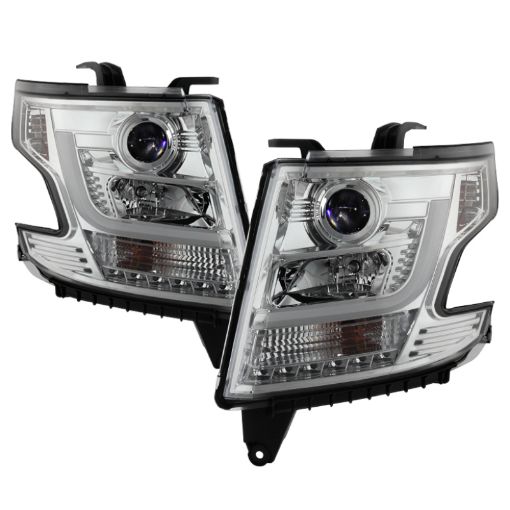 Kuva: Spyder Chevy Tahoe Suburban 2015 - 2016 Projector Headlights - DRL LED - Chrome PRO - YD - CTA15 - DRL - C