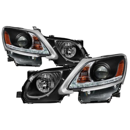 Kuva: Spyder Lexus GS 300 350 450 06 - 11 Headlights - HID Model Only - Black PRO - YD - LG06 - HID - DRL - BK