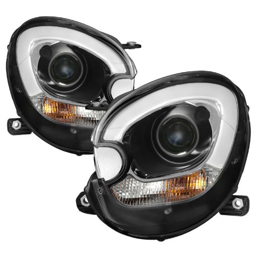 Kuva: Spyder Mini Cooper Countryman 11 - 15 Headlights - Halogen Model Only - Black PRO - YD - MCO11 - DRL - BK