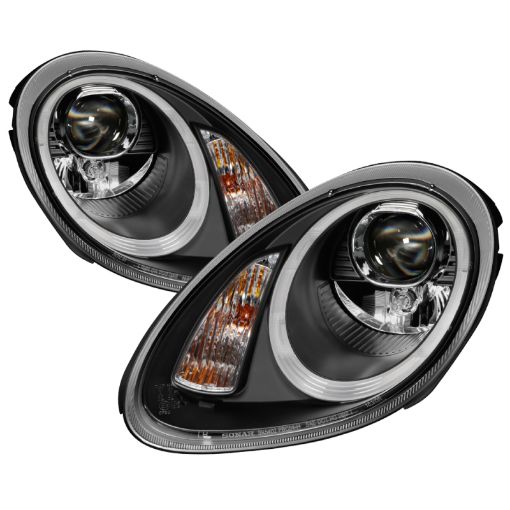 Kuva: Spyder Porsche Cayman 05 - 08 Headlights - Halogen Model Only - Black PRO - YD - P98705 - HID - DRL - BK