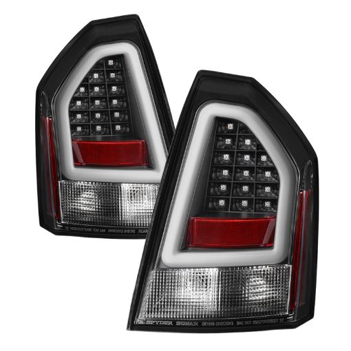 Kuva: Spyder Chrysler 300 05 - 07 V2 Light Bar LED Tail Lights - Black ALT - YD - CHR305V2 - LED - BK