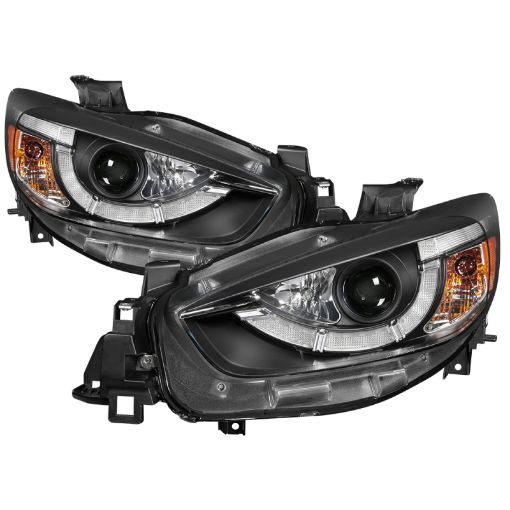 Kuva: Spyder Mazda CX - 5 13 - 15 Projector Headlights - DRL LED - Black PRO - YD - MCX513 - DRL - BK