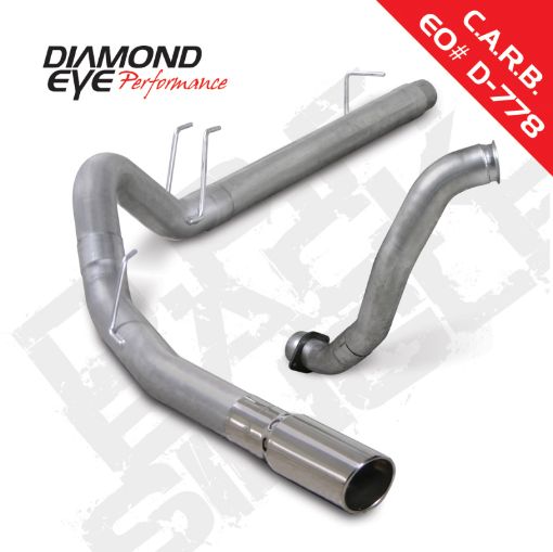 Kuva: Diamond Eye KIT 4in DPF - BACK w DP SGL AL 08 - 10 Ford 6.4L Powerstroke F250F350