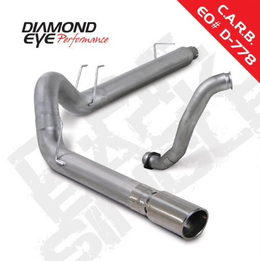 Kuva: Diamond Eye KIT 5in DPF - BACK w DP SGL AL 08 - 10 Ford 6.4L Powerstroke F250F350