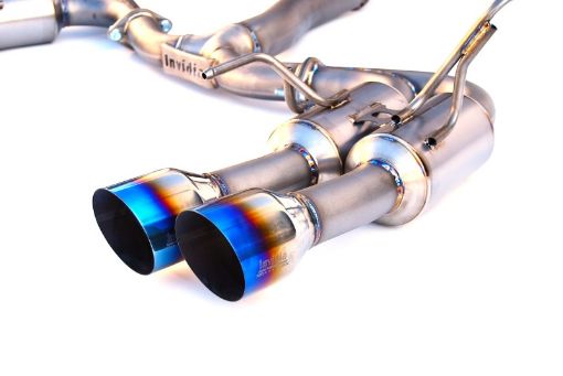 Kuva: Invidia 2015 WRXSTi Gemini 80mm Full Titanium Quad 101mm Tip Cat - Back Exhaust