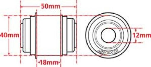 Kuva: SPC Performance X Axis Sealed Flex Joint for Mustang Cobra