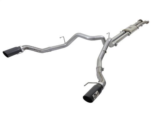 Kuva: aFe MACHForce XP 3in 409 - SS Exhaust Cat - Back 2017 Ford F - 150 Raptor V6 - 3.5L (tt) w Black Tip