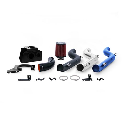 Kuva: Mishimoto 2016 Ford Focus RS 2.3L Performance Air Intake Kit - Wrinkle Nitrous Blue