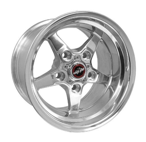 Kuva: Race Star 92 Drag Star 17x7.00 5x5.50bc 4.25bs ET6 Direct Drill Polished Wheel