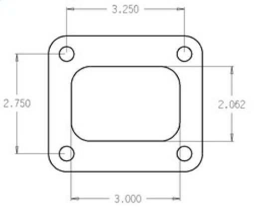 Kuva: Cometic Turbo FLG T4 Garrett Exh Inlet .010in Exhaust Gasket