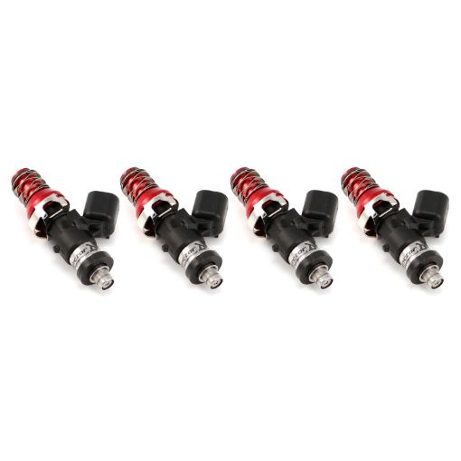 Kuva: Injector Dynamics ID1050 Injectors - 11mm Top Adapter (Red) - Denso Lower Cushions (Set Of 4)