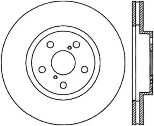 Kuva: StopTech Sport Slotted 91 - 95 Toyota MR2 Cryo Front Right Rotor