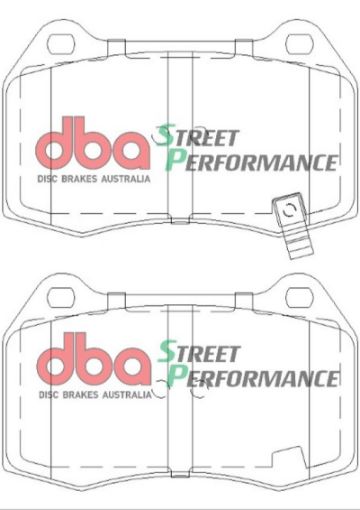 Kuva: DBA 03 - 07 G35 w Brembo SP500 Front Brake Pads