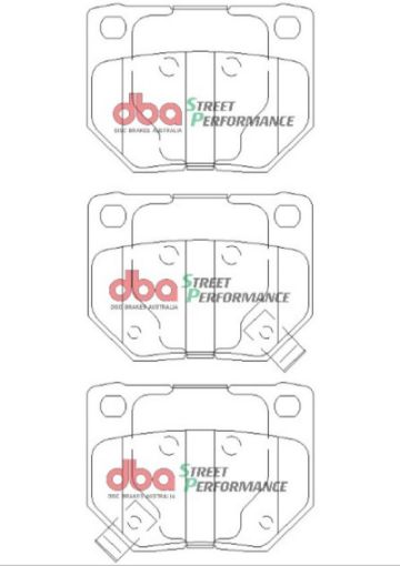 Kuva: DBA 06 - 07 Subaru WRX SP500 Rear Brake Pads