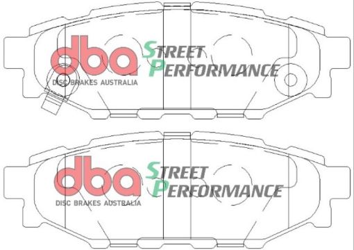 Kuva: DBA 08 Subaru WRX SP500 Rear Brake Pads