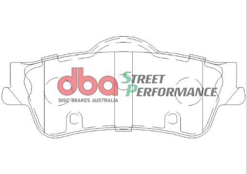 Kuva: DBA 08 - 09 Pontiac G8 3.6 Base6.0 SP500 Rear Brake Pads