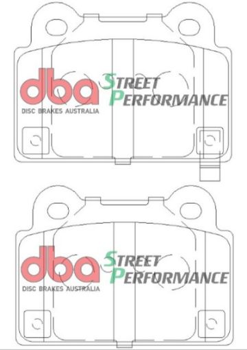 Kuva: DBA 08 - 14 Mitsubishi EVO SP500 Rear Brake Pads