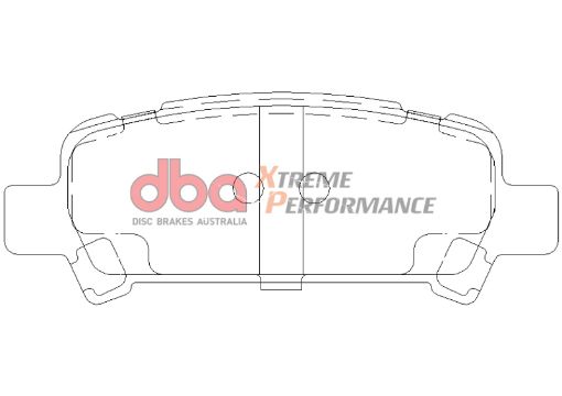 Kuva: DBA 02 - 03 Subaru WRX XP650 Rear Brake Pads