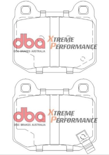 Kuva: DBA 03 - 06 EVO 04 - 09 STi 03 - 07 350Z Track EditionG35 w Brembo XP650 Rear Brake Pads