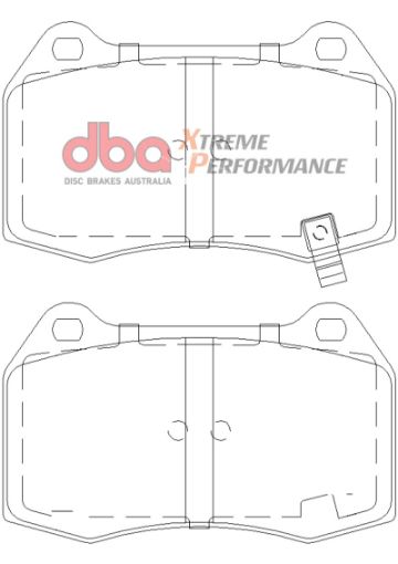 Kuva: DBA 03 - 07 G35 w Brembo XP650 Front Brake Pads