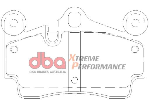 Kuva: DBA 03 - 10 Porsche Cayenne XP650 Rear Brake Pads