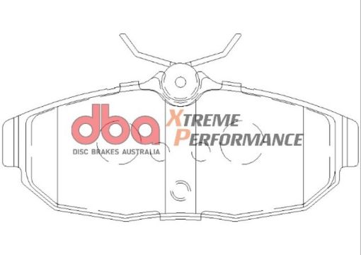 Kuva: DBA 05 - 07 Ford Mustang GT V6 XP650 Rear Brake Pads