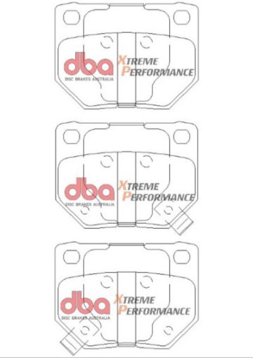 Kuva: DBA 06 - 07 Subaru WRX XP650 Rear Brake Pads