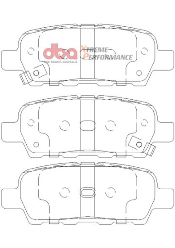 Kuva: DBA 07 - 13 Nissan Sentra XP650 Rear Brake Pads