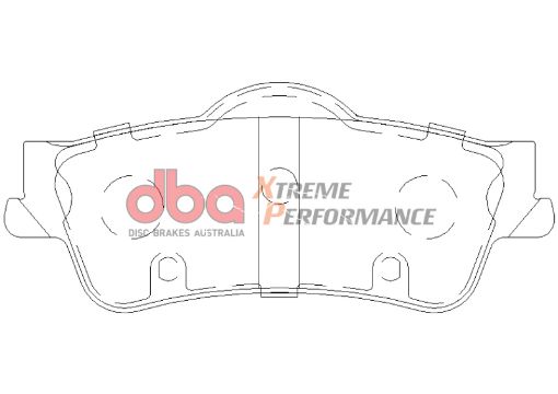 Kuva: DBA 08 - 09 Pontiac G8 3.6 Base6.0 XP650 Rear Brake Pads