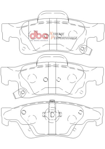 Kuva: DBA 10 - 15 Camaro XP650 Front Brake Pads