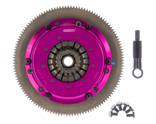 Kuva: Exedy 1986 - 1989 Mazda RX - 7 R2 Hyper Single Carbon - D Clutch Sprung Center Disc Push Type Cover