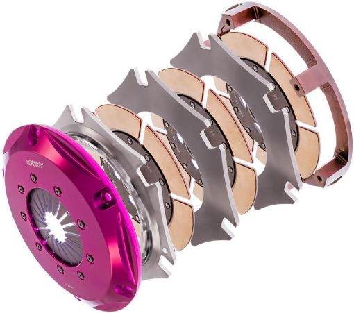 Kuva: Exedy Universal Builder Series Triple Metallic Clutch Does NOT Incl FW Req. Custom Clutch Actuation