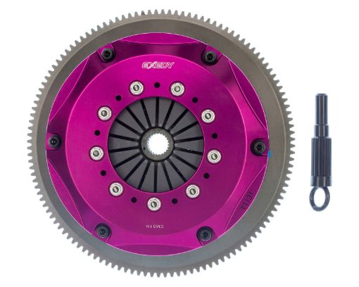 Kuva: Exedy 2003 - 2007 Infiniti G35 V6 Hyper Twin Cerametallic Clutch Sprung Center Disc Push Type Cover