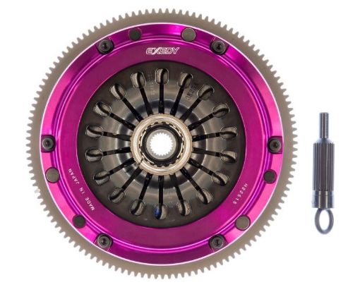 Kuva: Exedy 2004 - 2014 Subaru Impreza WRX STI H4 Hyper Single Clutch Sprung Center Disc Pull Type