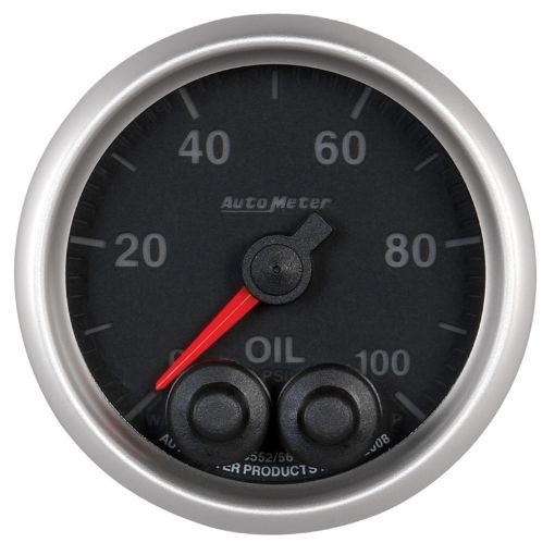 Kuva: Autometer Elite 52mm Oil Pressure Peak and Warn Gauge w Electonic Control