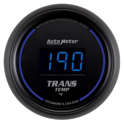 Kuva: Autometer 52.4mm Black Digital Trans Temperature Gauge