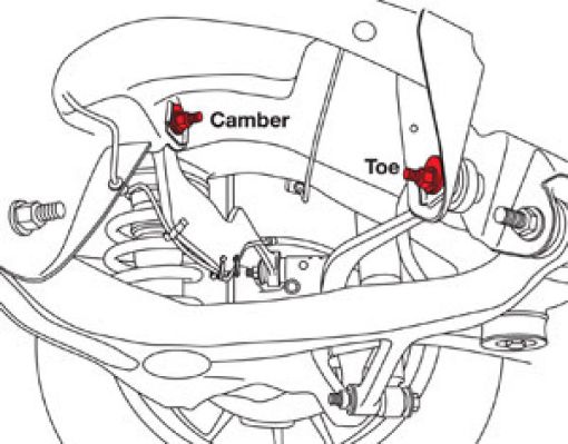 Kuva: SPC Performance GM SUV (Incl. 08 Acadia08 Traverse) Rear Cam Bolt (Pair)