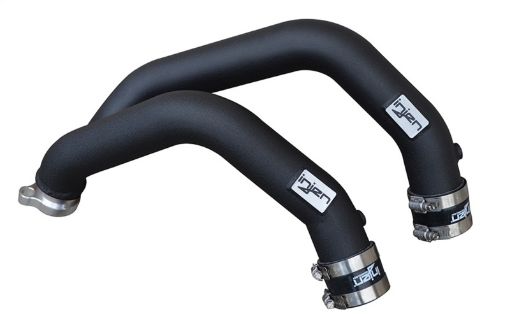 Kuva: Injen 15 - 16 BMW M3(F80)M4 (F8283) 3.0L L6 Twin Turbo 2PC Aluminum Int. Charge Pipe - Wrinkle Black