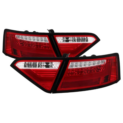 Kuva: Spyder 08 - 12 Audi A5 LED Tail Lights - Red Clear ALT - YD - AA508V2 - LED - RC