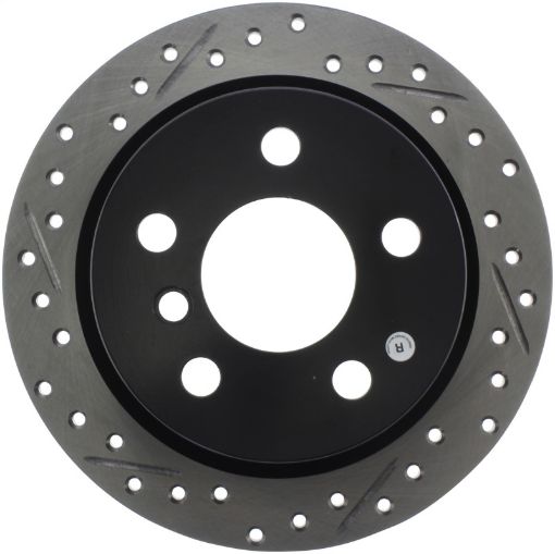 Kuva: StopTech 14 - 15 Mini Cooper Base Slotted Drilled Rear Right Rotor