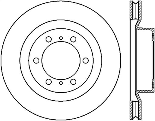 Kuva: StopTech 15 - 17 Lexus GX Front Slotted Left Cryo Rotor