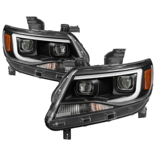 Kuva: xTune Chevy Colorado 15 - 17 Halogen Only Projector Headlights - DRL - Black PRO - JH - CCO04 - LBDRL - BK