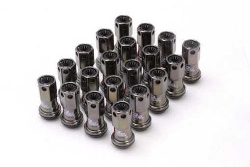 Kuva: Project Kics 12X1.50 R40 Iconix Classical Lug Nuts w Black Plastic Cap - 20 - No Locks